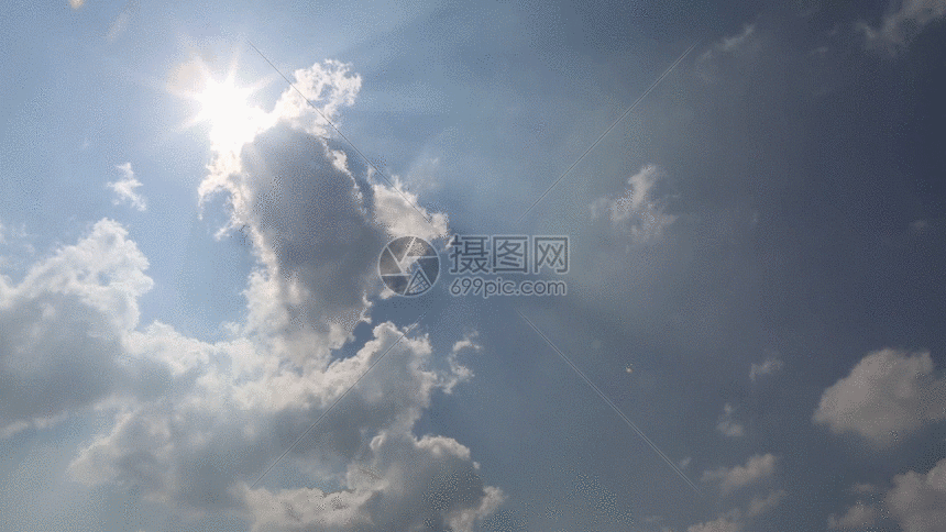 蓝天白云gif