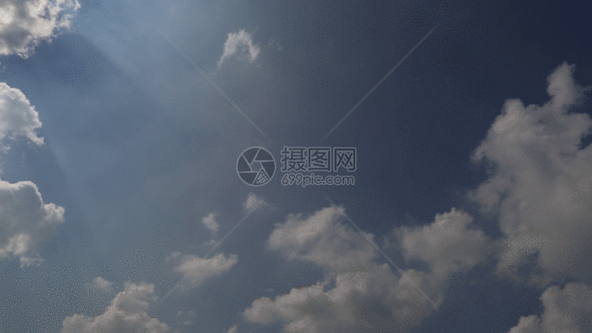 白云蓝天gif