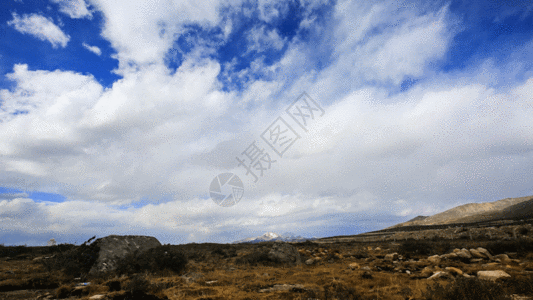 天空白云GIF图片