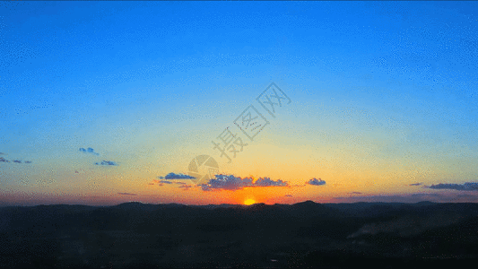 日出美景GIF图片