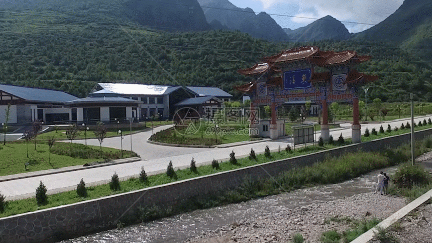 甘肃旅游景点gif
