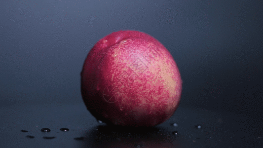 桃子水果油桃实拍GIF高清图片