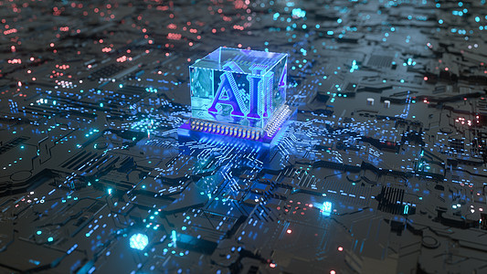 AI智能科技场景三维高清图片素材