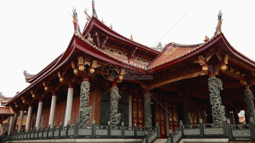 中国古建筑角楼gif动图图片-正版gif素材401105060-摄