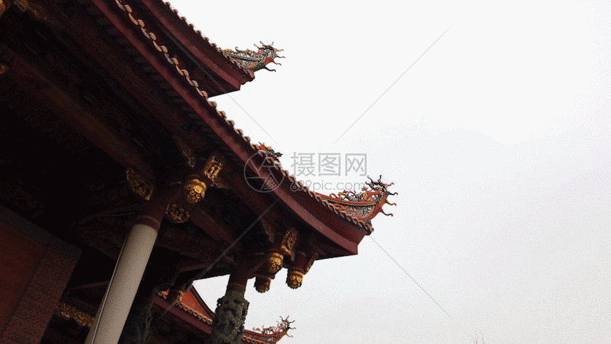 gif动图 实景动图  古建筑雕刻gif 860_484