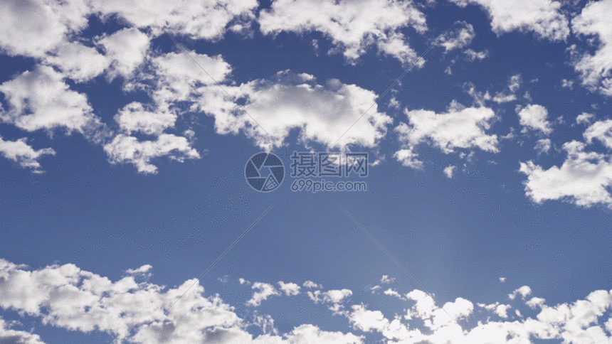 天空白云延时拍摄gif