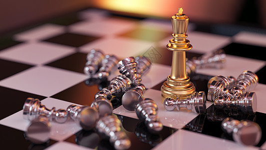 创意国际象棋场景图片