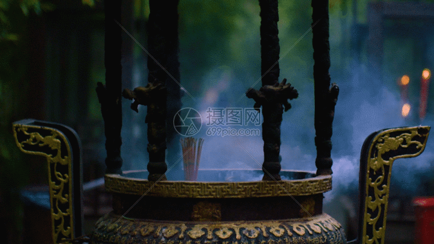 烧香gif动图图片-正版gif素材401123882-摄图网