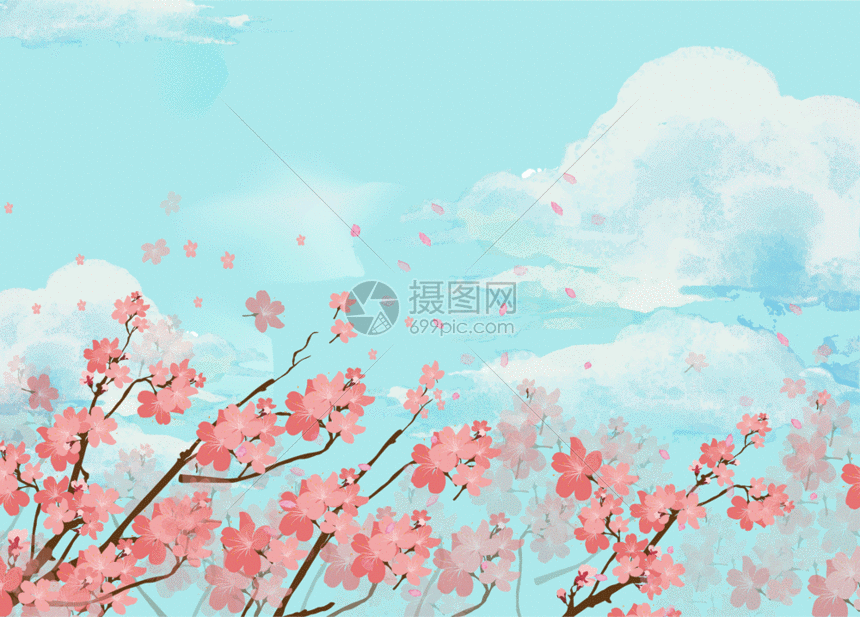 美丽樱花gif动态图片素材下载_动图编号401125829_摄
