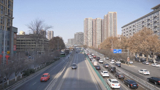 车流局部动图gif图片素材