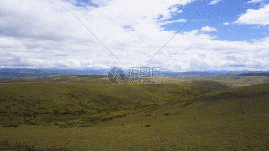 gif动图 实景动图  延时四川阿坝州自然生态gif.,gif