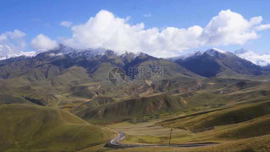 延时青海卓尔山gif动图图片-正版gif素材401130531-摄图网