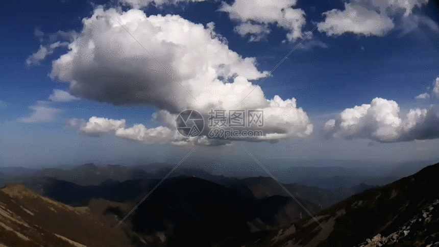 gif动图 实景动图  太白山延时gif.,gif