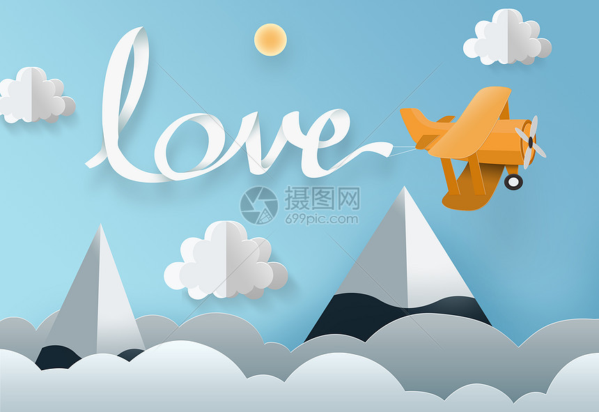 创意LOVE场景图片