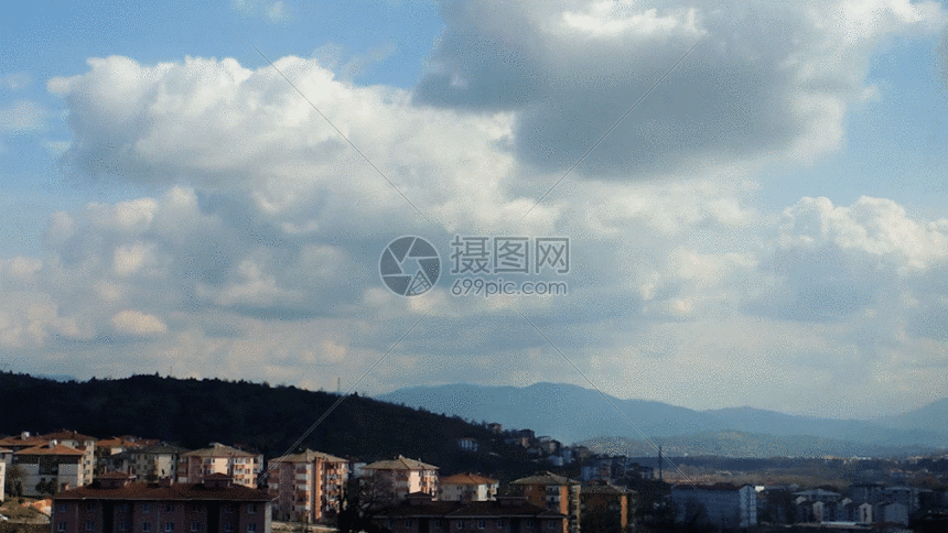 gif动图 实景动图  天空中延迟摄影风景gif.gif
