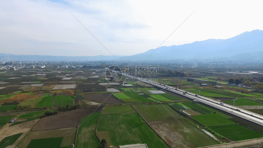 gif动图 实景动图  公路 稻田gif.gif