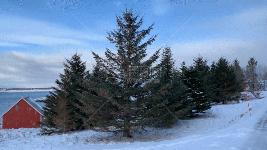 北极圈冰天雪地gif动图图片-正版gif素材401136121-摄