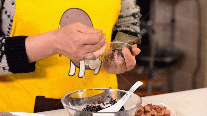 包粽子缠线gif动图图片-正版gif素材401137748-摄图网