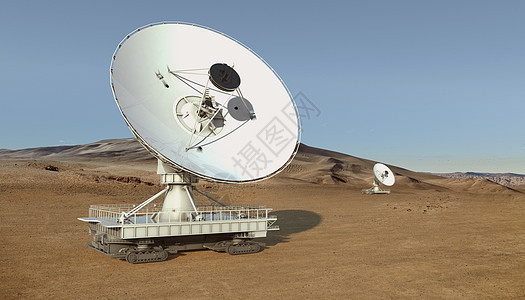 雷达发射塔背景图片