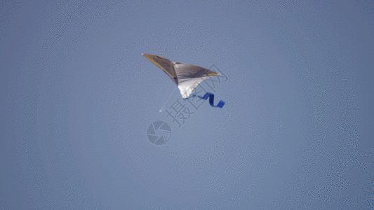 天空上的风筝局部动态gif放风筝高清图片素材