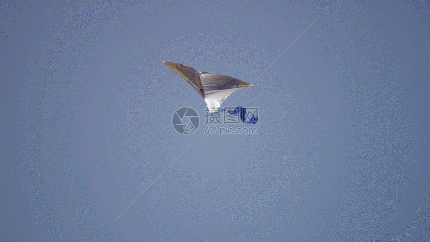 天空上的风筝局部动态gif动图图片-正版gif素材-摄