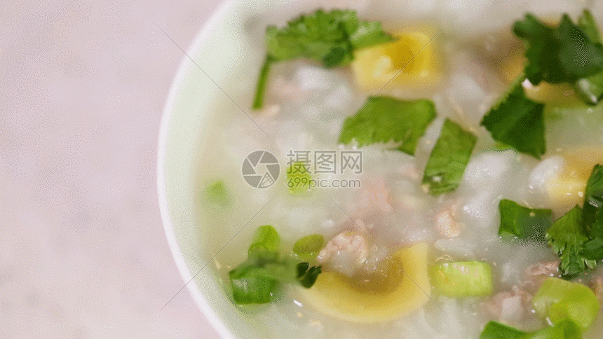 皮蛋瘦肉粥gif动图图片-正版gif素材401141966-摄图网