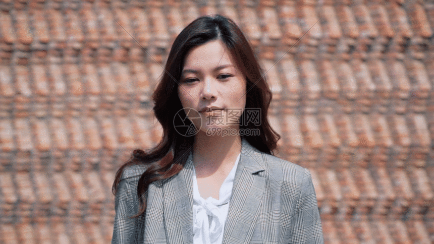 gif动图 实景动图  白领商务女性形象gif.gif