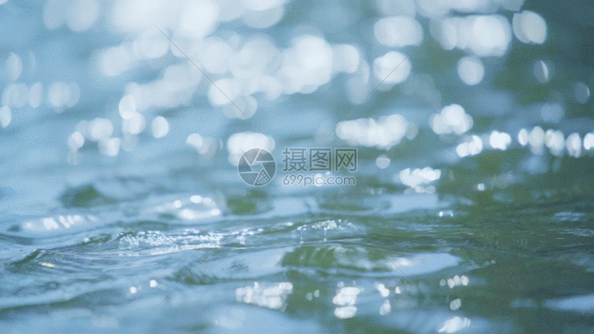 流动的水面GIF图片