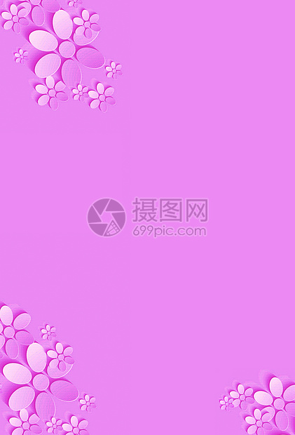 粉色立体花卉背景图片