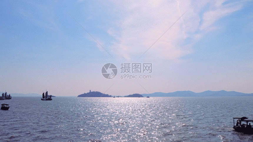 太湖鼋头渚延时视频gif动图图片-正版gif素材401147576-摄图网