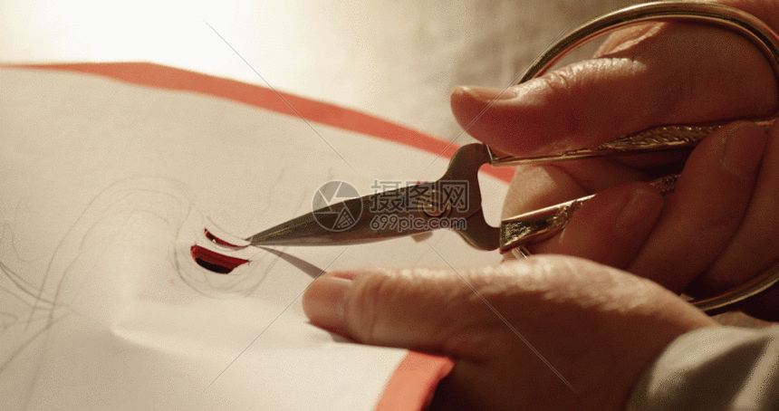 民俗剪纸gif动图图片-正版gif素材401148478-摄图网