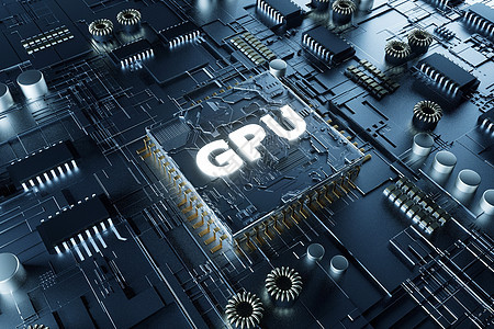 科技GPU芯片场景图片