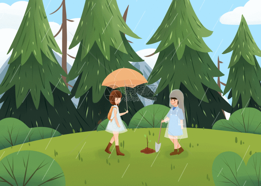 雨季gif