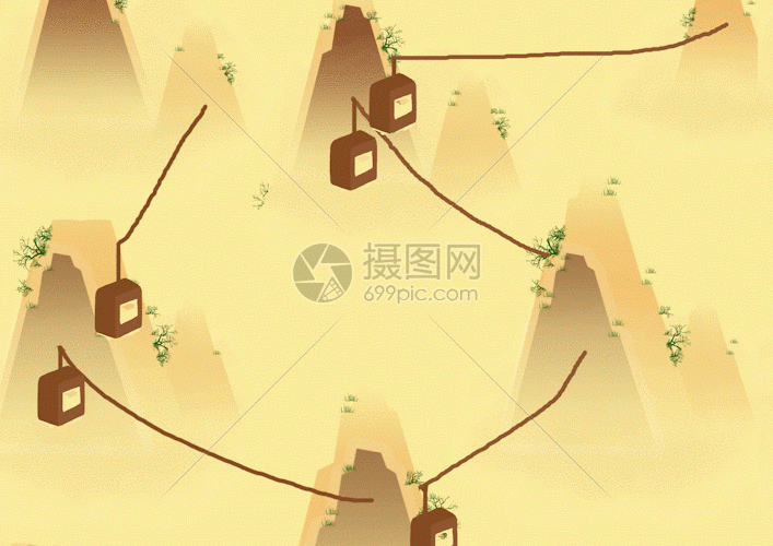 山川gif动图图片-正版gif素材401185872-摄图网