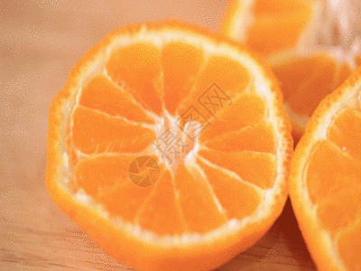 橘子果肉GIF图片