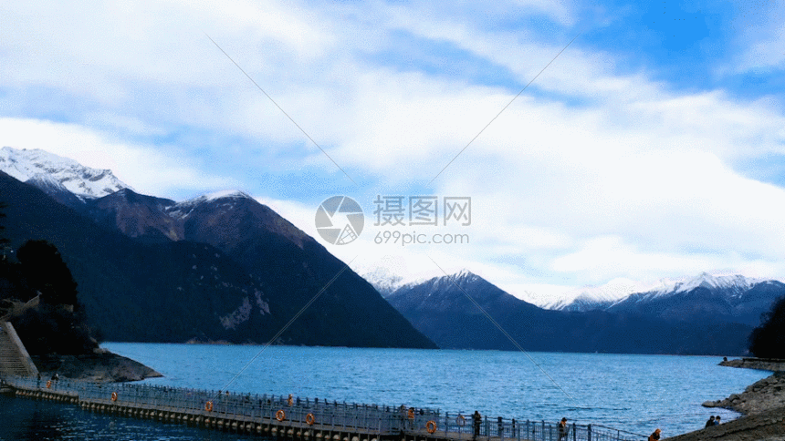 gif动图 实景动图  延时巴松错gif.gif