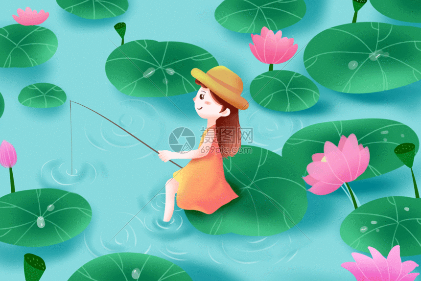 夏至gif动图图片-正版gif素材401202993-摄图网