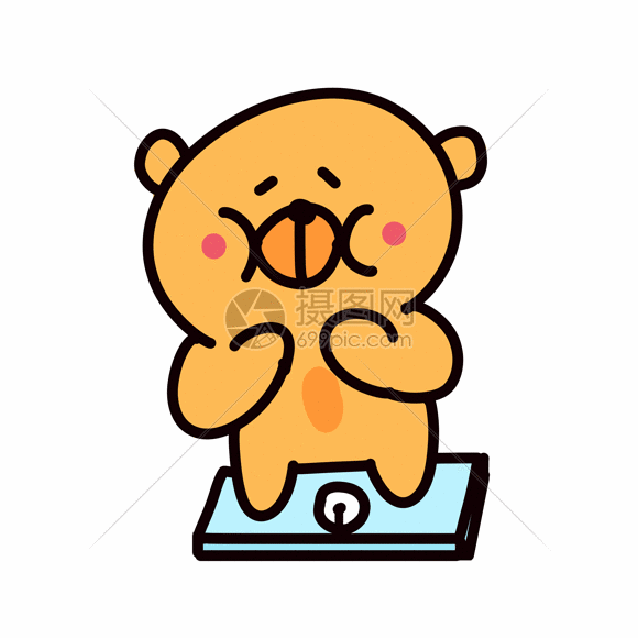 棕熊表情包胖了gif