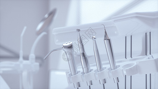 牙科创意牙医医疗场景设计图片