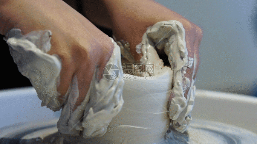 土陶制作gif动图图片-正版gif素材401217349-摄图网