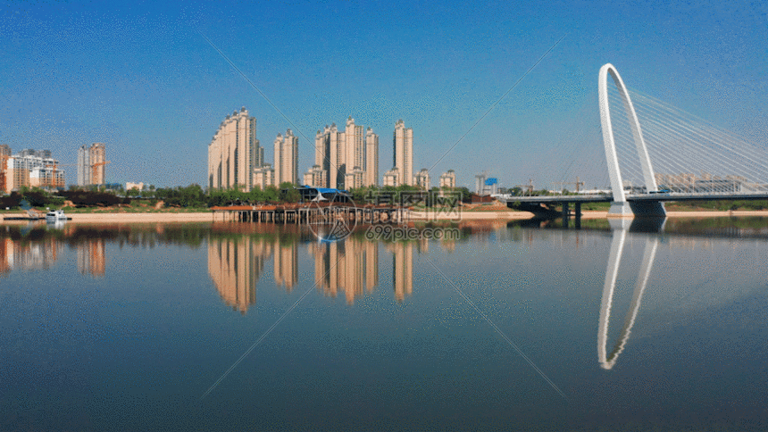 桥梁交通4k航拍合集gif动图图片-正版gif素材-摄