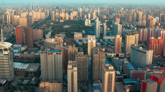 都市楼宇4K航拍合集GIF高清图片