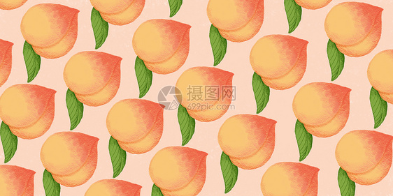夏天水果背景桃子图片