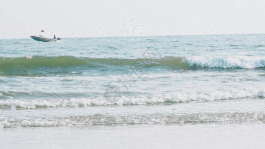大海海浪浪花gif高清图片