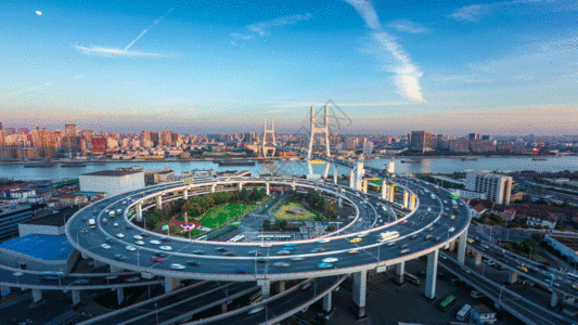 上海南浦大桥gif图片