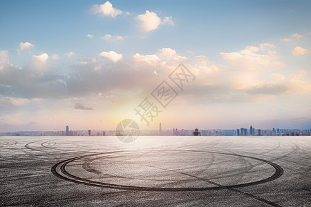 公里城市道路背景设计图片