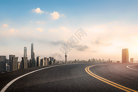 城市道路背景高清图片