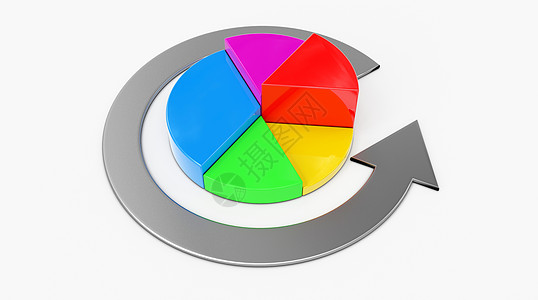 份额创意几何数据圆盘设计图片