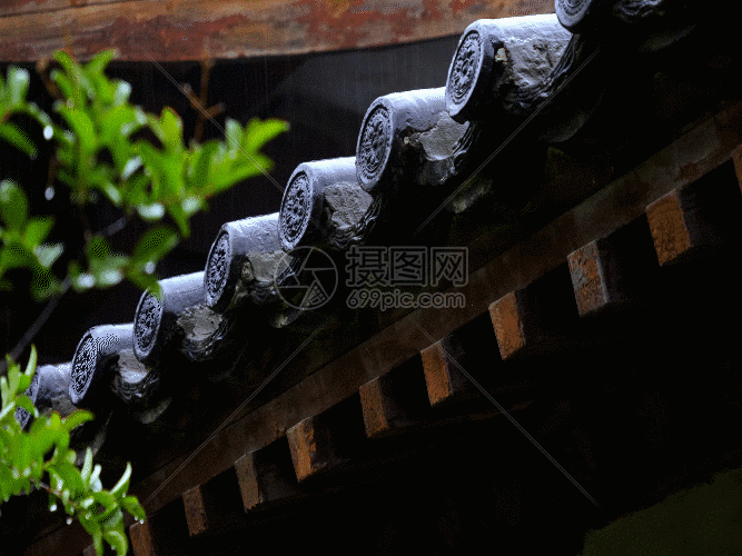 gif动图 实景动图  实拍屋檐gif.gif 667_500