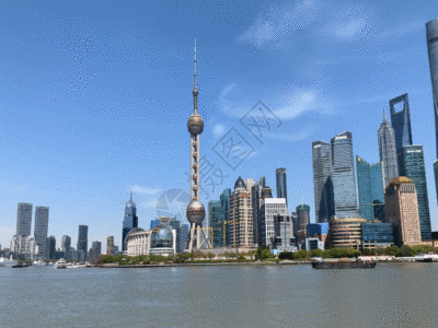 上海地标建筑陆家嘴GIF图片